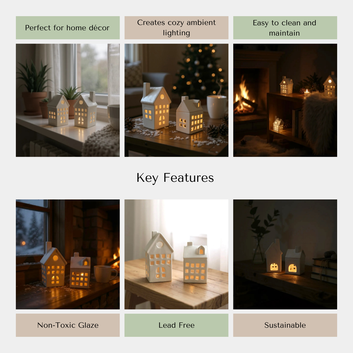 Glow Cottage (Set of 2)